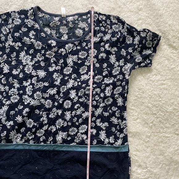 GONZO T- Shirt with Short Sleeve in Navy Blue/White Size-Large - Picture 13 of 15